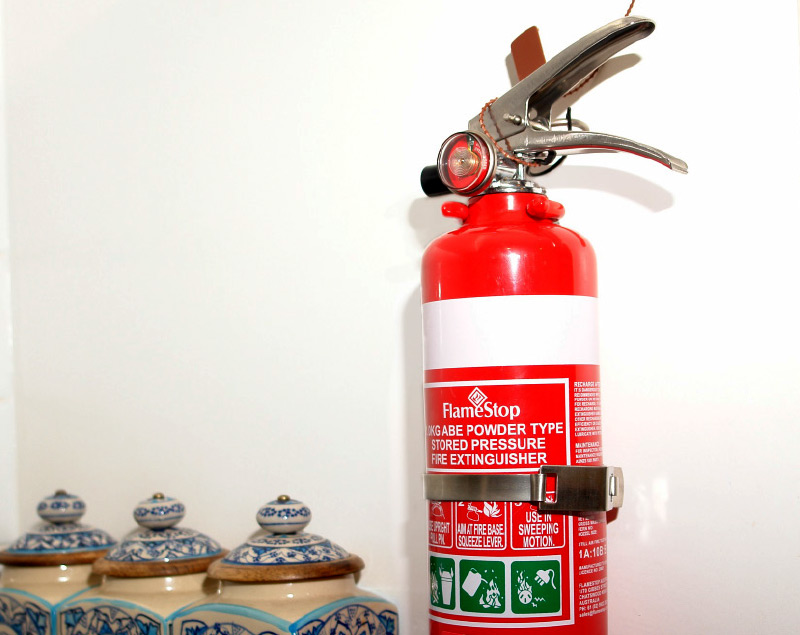 Fire extinguishers and fire blankets Fire extinguishers and fire blankets